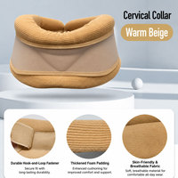 Collier cervical ajustable en mousse pour le soutien de la colonne cervicale, léger, pour le soulagement de la douleur et la récupération (vente en gros)