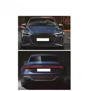 Kit de carrosserie plus large pour <span class=keywords><strong>A6</strong></span> 2015y à RS7 2023y, matériau PP, pare-chocs avant, pare-chocs arrière, jupe latérale, calandre, capot, pièces de carrosserie large - Product Image 4