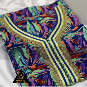 Vestido Mukhawar de Algodón Orgánico para Mujeres y Niñas, Traje Tradicional Ligero Tejido con Dupatta, Tela de Popelina Transpirable - Product Image 3