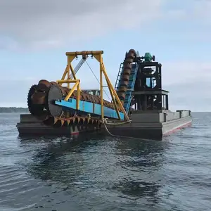 Chine chaîne seau bateau équipement minier drague or dragage et machine à laver