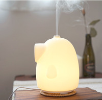 Smart 100ml LED veilleuse Mini humidificateur d'air aux huiles essentielles USB assisté mignon diffuseur d'arôme de bureau pour enfant pour chambre électrique extérieur