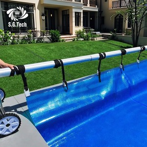 Couverture de <span class=keywords><strong>piscine</strong></span> solaire Water Crown, 400/<span class=keywords><strong>500</strong></span>/600 <span class=keywords><strong>microns</strong></span>, matériau PE, installation rapide et facile, rétention de chaleur, durable, faible coût - Product Image 3