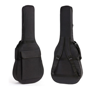 Vente en gros de guitare acoustique personnalisée 36 39 40 41 "<span class=keywords><strong>classique</strong></span> double épaule rembourrée sac rigide étanche pour guitare/basse - Product Image 3