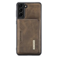 DG. MING 2 in 1 Dompet Magnetik Casing Ponsel Tempat Kartu Kulit PU Casing Ponsel untuk Samsung Galaxy S25 S24 S23 S22 ultra 5G