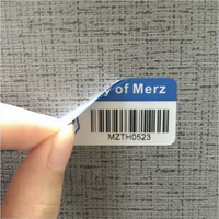 Autocollants en vinyle adhésif acrylique à séquence personnalisée Rouleau d'autocollants à code-barres imprimés Numéro de série Emballage Étiquettes Étanches Anti-effraction