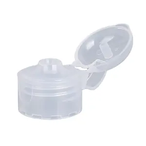 Bouchon de bouteille à vis à couvercle rabattable en plastique d'injection PP 28/410 de haute qualité en gros pour bouteille cosmétique exquise