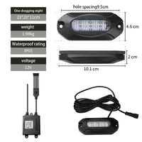 Kit d'éclairage d'ambiance LED sans fil CIGO, état neuf, éclairage d'angle, 12V, IP65, étanche, multicolore, pour voitures, tout-terrain