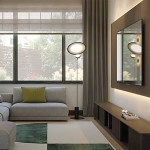 โคมไฟตั้งพื้น LED ดีไซน์มินิมอล โครงเหล็ก พร้อมโคมอะคริลิค ขั้วหลอด E27 ปรับความสูงได้ เหมาะสำหรับห้องนั่งเล่น ห้องนอน และพื้นที่เชิงพาณิชย์ - Product Image 5