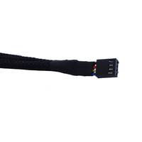 PWM Ventilateur Splitter 4pin Adaptateur Câble 1 à 4 Ordinateur CPU Ventilateur Splitter PC Ventilateur Extension Câble D'alimentation
