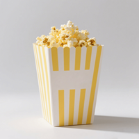 Emballages personnalisés écologiques en matériaux recyclés, fermeture magnétique étanche, pour sushis, pop-corn, chips, à emporter, restaurant, biodégradables