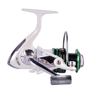 AGITEK Moulinets de pêche <span class=keywords><strong>en</strong></span> métal Bobine de ligne <span class=keywords><strong>en</strong></span> aluminium bicolore <span class=keywords><strong>Bras</strong></span> de roche <span class=keywords><strong>en</strong></span> métal et bouton de moulinet de pêche - Product Image 2