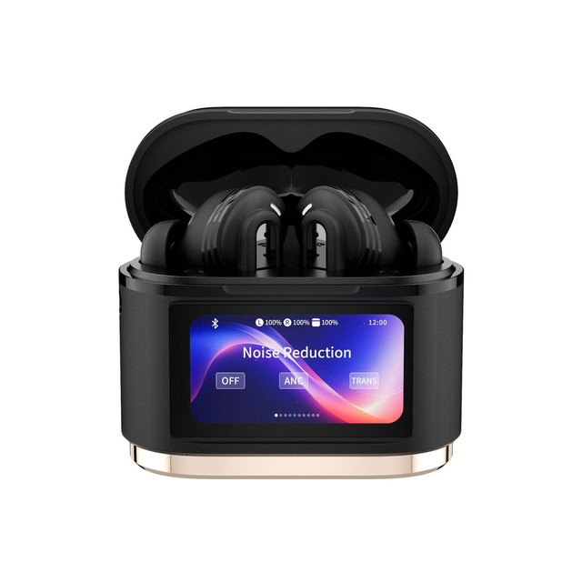 BD2 ANC TWS Wireless Earbuds Touch Screen Headphones ANC+ENC Noise-Cancelling Earphones IPX4 Waterproof Earphones