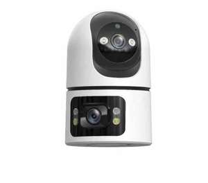 Nova lente dupla Indoor WIFI Ptz Baby Monitor Falar em dois sentidos Baby Home Security Vídeo PTZ 4mp Wifi Sem Fio Survill Ance Câmera - Product Image 2