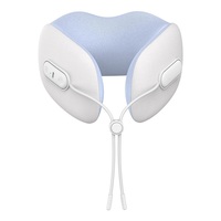 Oreiller de massage électrique pour le cou en forme de U, sans fil, avec vibration et chauffage, pour le bureau, la maison et la relaxation