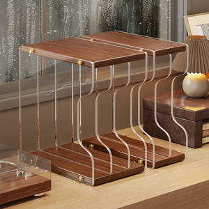 Étagère de rangement pour disques vinyles en acrylique de grande taille, étagère de rangement pour <span class=keywords><strong>CD</strong></span>, armoire de rangement pour disques compartimentée de bureau - Product Image 1