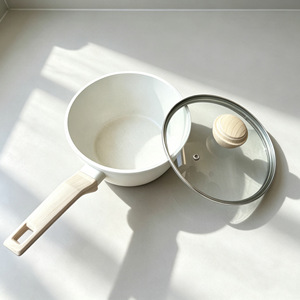 Poêle antiadhésive en aluminium, poêle à frire à fond plat pour la maison, poêle antiadhésive, universelle pour les cuisinières à induction et les cuisinières à gaz - Product Image 4