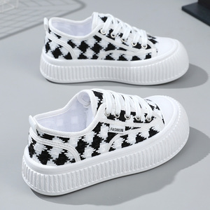 Nuevos Mocasines Casuales para Mujer 2026, Zapatos de Primavera con Cordones, Zapatos Deportivos Ligeros con Suela Gruesa y Versátiles para Verano, Parte Superior de PU - Product Image 1