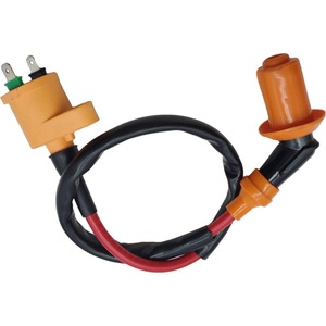 คอยล์จุดระเบิด GY6 125-20CC หม้อแปลงไฟฟ้าแรงสูง สีส้ม สำหรับรถจักรยานยนต์ รุ่นปรับปรุงใหม่ - Product Image 1