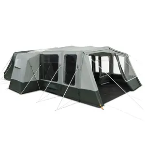 Grosir 2 orang perlindungan berkemah terhadap hujan berat jenis kabin, tenda kain Oxford berbentuk A, tenda berkemah luar ruangan Retro/