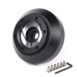 Adaptador de base para volante de 120 mm para BMW E30H, pieza de plástico negra para modificación de coche QR052 - Product Image 2