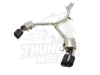 Tuyaux d'échappement en acier inoxydable 304 haute performance compatibles avec Audi 2017-2024 RS4 B9/RS5 F5 2.9T Catback (OEM/Vannes électroniques)