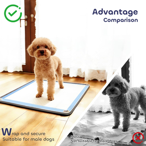 Silicone Wall-mounted Dog <b>Pee</b> <b>Pad</b> Holder Tray Reusable Puppy Potty Training <b>Pads</b> Extra Large Toilet Wee <b>Pee</b> <b>Pad</b> Holder for Pet - Product Image 2