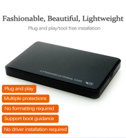 Brand new notebook SAT 2.5-inch mechanical enclosure ssd solid state computer serial port USB 2.0 mobile hard drive box
