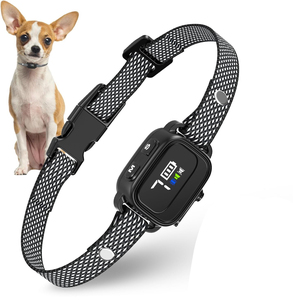 Tize plus récent écran couleur sans aboiement collier de chien 5 Modes collier Rechargeable Anti aboiement collier avec 2 formes - Product Image 1