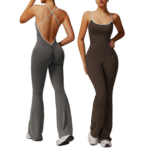 Mono de Yoga para Mujer, Traje Deportivo de Una Pieza, Ropa Deportiva sin Costuras - Product Image 1