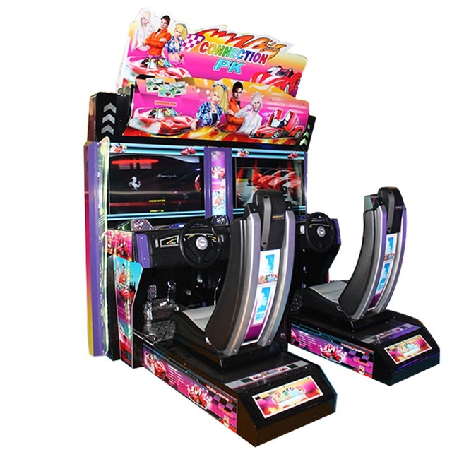 32 LCD Driving Gaming Simulator Car Racing Outrun Arcade Video Games Machine Vr Simulator Machine Motion Racing Simulator