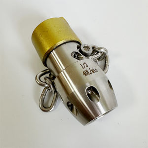 G1/<span class=keywords><strong>2</strong></span> G3/8 40L 高圧洗浄機 下水道ジェッター ダイヤモンドチェーン回転ノズル 排水ジェットノズル 耐久性のある合金ヘッド - Product Image 5