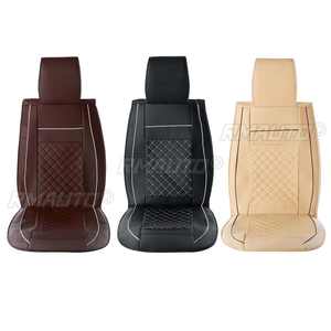 Fundas para Asientos Delanteros de Automóvil, Cojín para Asiento, Fundas de Cuero PU, Protector Universal para Asiento Delantero - Product Image 1
