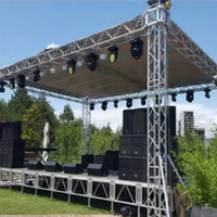Système de structure en treillis en alliage d'aluminium avec conception modulaire et installation rapide pour événements professionnels et utilisation sur scène