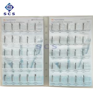 Kit de <span class=keywords><strong>catalogue</strong></span> de matériaux dentaires, collection de portefeuilles, dentisterie, diamant, fraise manuelle - Product Image 1