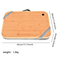 Support d'ordinateur portable pliable et portable en bambou avec plateau, idéal pour le bureau, le lit et le canapé, avec sac de rangement