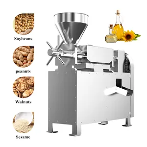 New Style Sunflower Oil Extractor Extraction Automatic Oil Pressers Machine For Commercial Use Door To Door