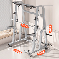 Station d'entraînement multifonctionnelle pour la musculation à domicile avec rack Smith et barre de traction pour un entraînement complet du corps