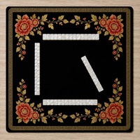 Tuiles de Mahjong américaines gravées sur mesure en acrylique AvaAcrylic Factory, design Dragon Blanc Oriental, pour soirée de jeu en famille, cadeau