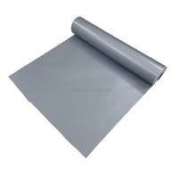 Matériau de joint de conduit flexible résistant à la chaleur, tissu en fibre de verre recouvert de caoutchouc silicone pour système HVAC