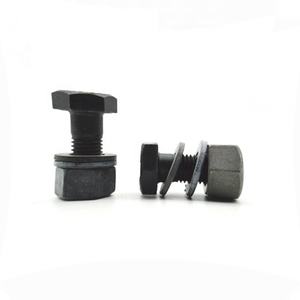 Boulons hexagonaux <span class=keywords><strong>en</strong></span> acier au carbone galvanisé à chaud M6 M8 M10 M12 M16 avec tête hexagonale M18 x 1,5, écrous et boulons BSF - Product Image 6