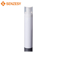 SENZESY – Lot de 100 ml – Flacon pulvérisateur cylindrique en PET pour rafraîchisseur buccal, huiles essentielles, lotions et cosmétiques – Emballage en plastique durable
