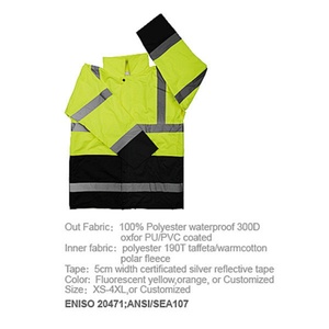 Chaleco de seguridad profesional de malla de neón de alta seguridad para hombres, mujeres y ciclistas para corredores y trabajadores de herramientas de emergencia - Product Image 2