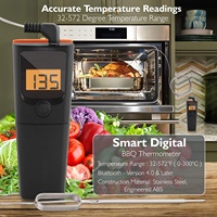 Vente en gros Thermomètre à viande numérique MiniX1 pour barbecue avec longue sonde Écran LCD sans fil Support personnalisé OEM & ODM