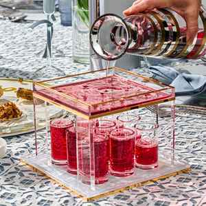 <span class=keywords><strong>Fontaine</strong></span> à <span class=keywords><strong>vin</strong></span> Kiddush personnalisée en acrylique lucite avec petites coupelles pour la décoration <span class=keywords><strong>de</strong></span> <span class=keywords><strong>table</strong></span> <span class=keywords><strong>de</strong></span> Shabbat - Cadeau Judaica - Art juif <span class=keywords><strong>de</strong></span> luxe - Product Image 6