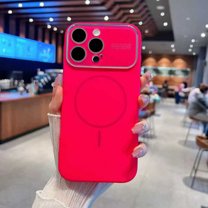 <span class=keywords><strong>Coque</strong></span> de téléphone en silicone pour <span class=keywords><strong>iPhone</strong></span> 18 <span class=keywords><strong>Pro</strong></span> 17 <span class=keywords><strong>Pro</strong></span> <span class=keywords><strong>Max</strong></span> – Étui de protection magnétique à fenêtre large instantanée 17 18 16 15 14 <span class=keywords><strong>13</strong></span> - Product Image 2