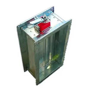 Caja Registradora de aire de doble cuchillas con sistema HVAC de amortiguador motorizado