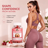 Gummies OEM ODM Marque Privée pour l'Amélioration et l'Augmentation des Fesses chez la Femme, Soutien des Courbes des Hanches, Supplément Adulte