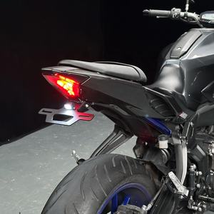 Soporte de matrícula de motocicleta con certificación E4, Kit de luz LED de placa trasera ordenada para <span class=keywords><strong>YAMAHA</strong></span> 1 MT07 FZ07 <span class=keywords><strong>MT</strong></span> <span class=keywords><strong>07</strong></span> - Product Image 2