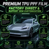 Film de protection de peinture auto-réparateur 7,5 mil, anti-rayures, anti-jaunissement, PPF TPU, garantie 5 ans, vente chaude