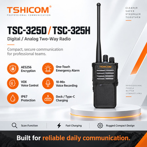 Professional Digital Analog AES256 Encryption IP67 Waterproof VHF UHF <b>Long</b> <b>Distance</b> Two Way Radio <b>Walkie</b> <b>Talkie</b> with Type-C - Product Image 2